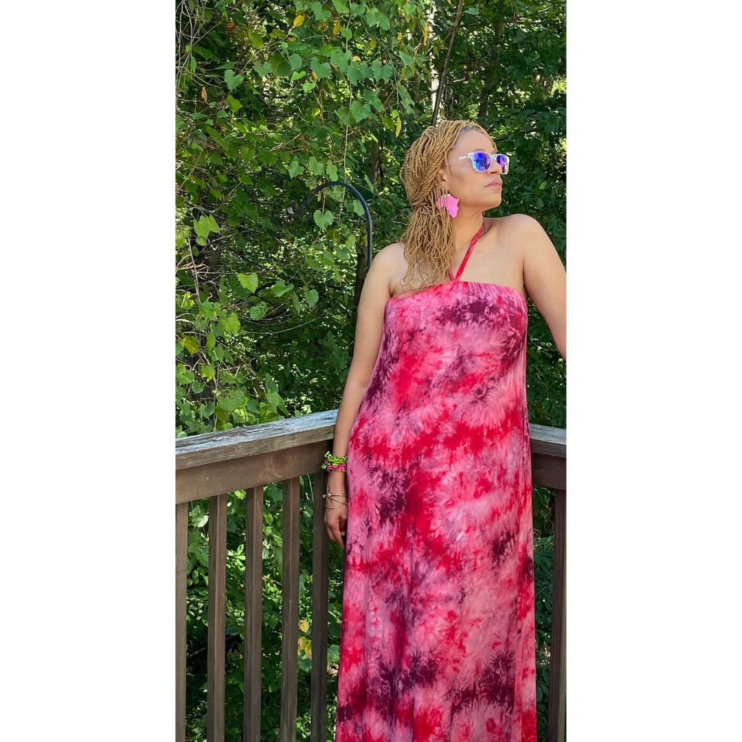 Serena Halter Maxi Dress