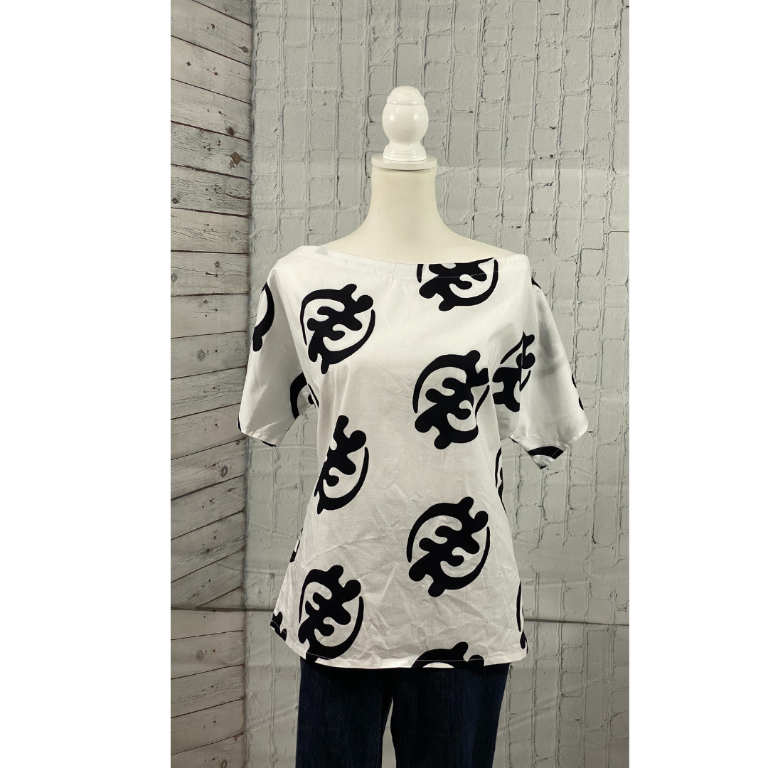 The Brielle Boat-Neck Top