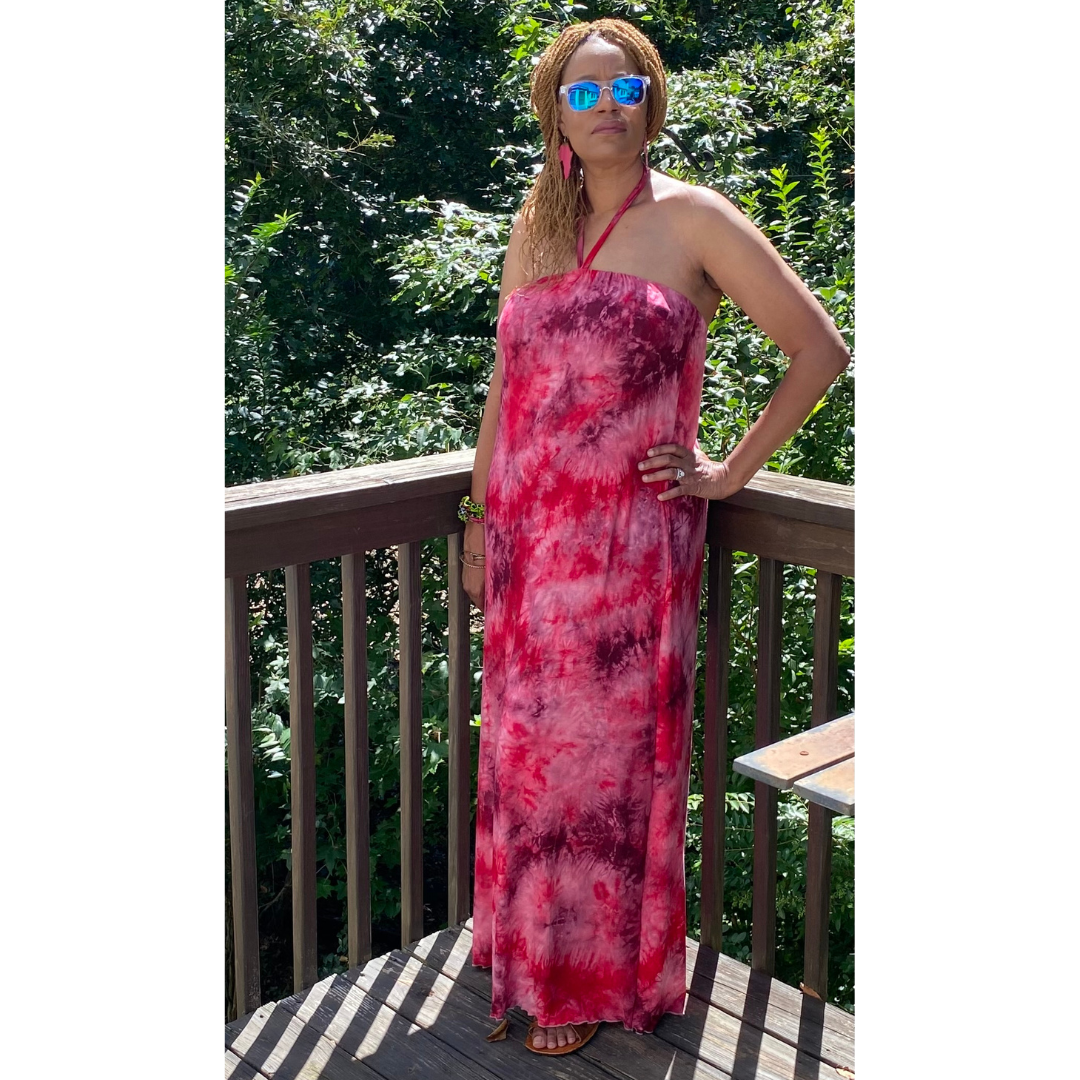 Serena Halter Maxi Dress